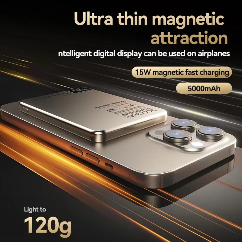 Fast-Charging Wireless Magnetic Power Bank