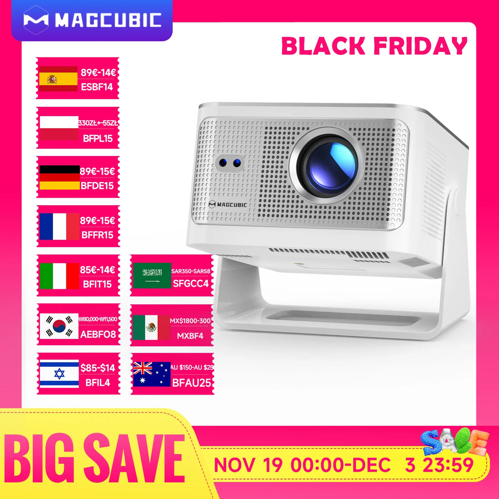 Hy350Max 8K 900ANSI Portable Projector