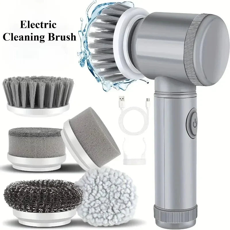 5-in-1 Cordless Electric Cleaning Brush