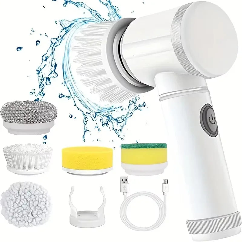 5-in-1 Cordless Electric Cleaning Brush