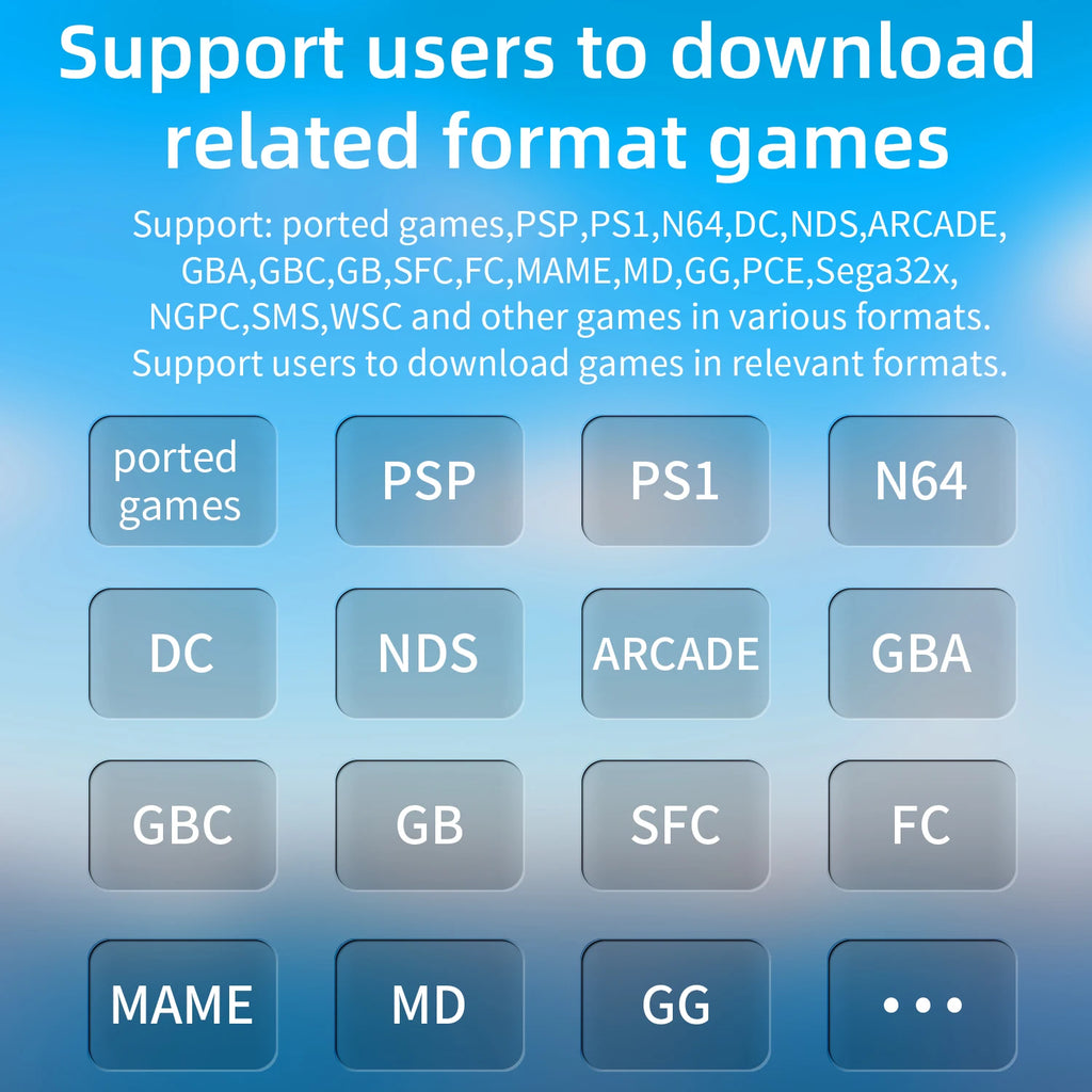 RG35 Portable Flip Retro Game-Console