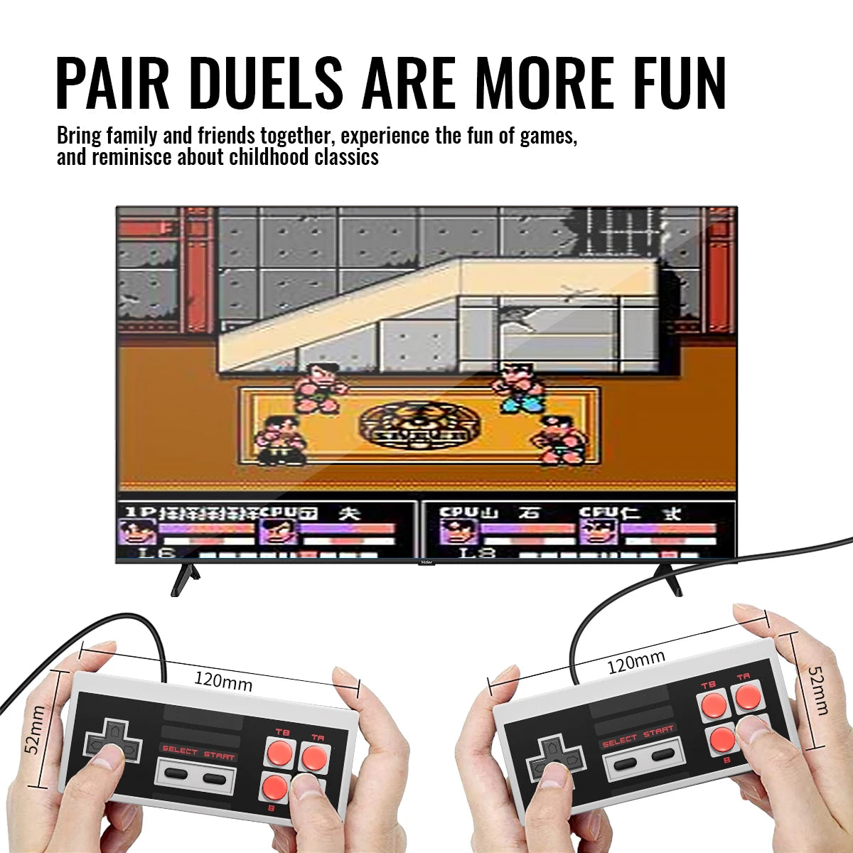 Retro 621-Built-in Classic Game Console 