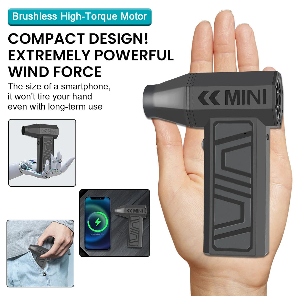 Portable Turbo Fan Air Duster 
