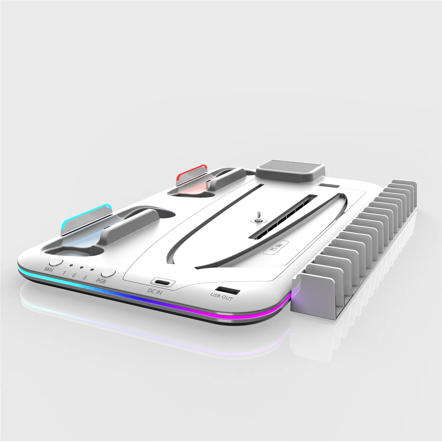 PS5 RGB Light Cooling Station