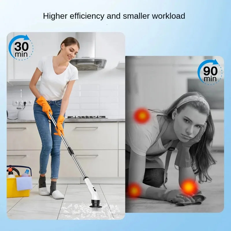 Nine-in-One Multifunctional Handheld Cleaning Brush 