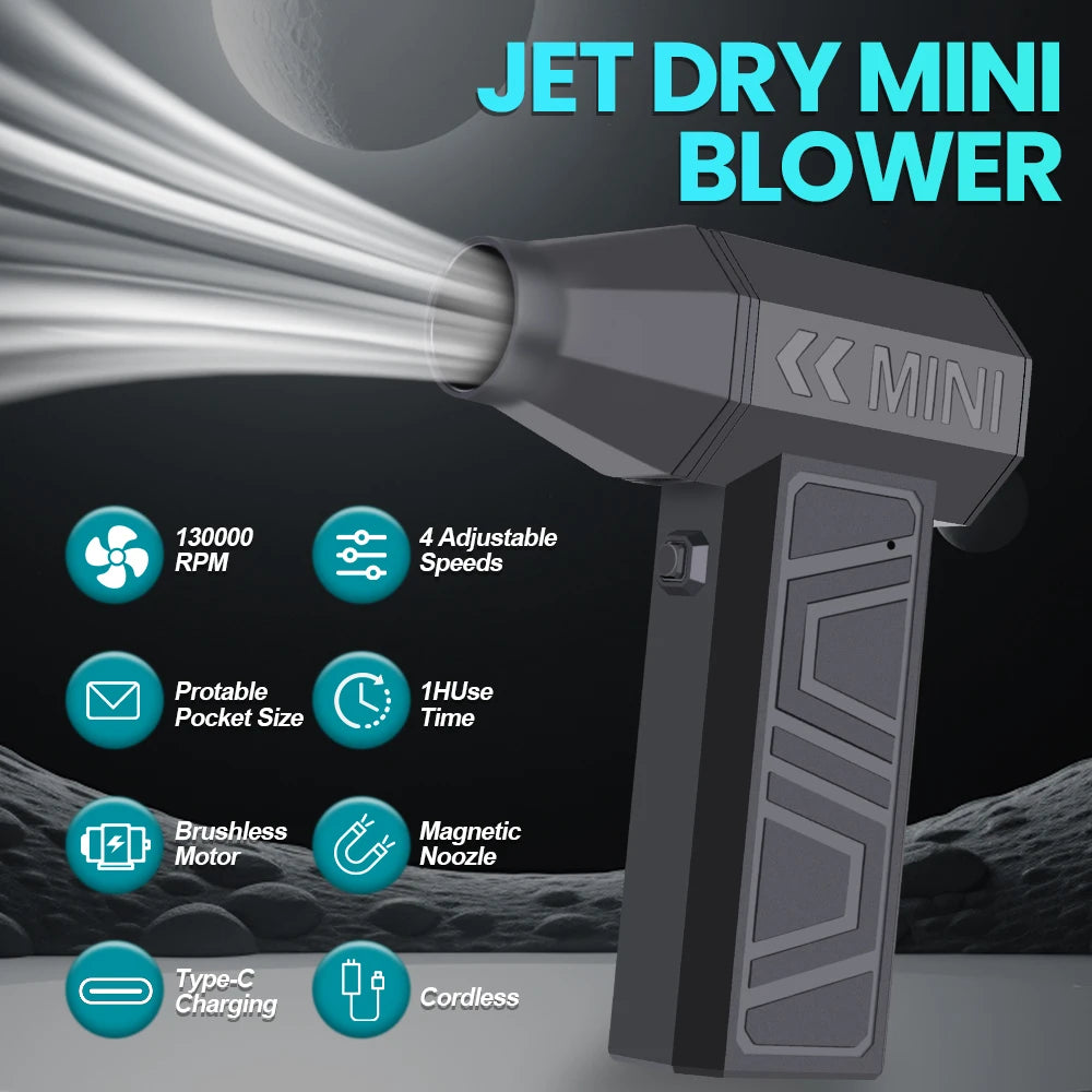 Portable Turbo Fan Air Duster 