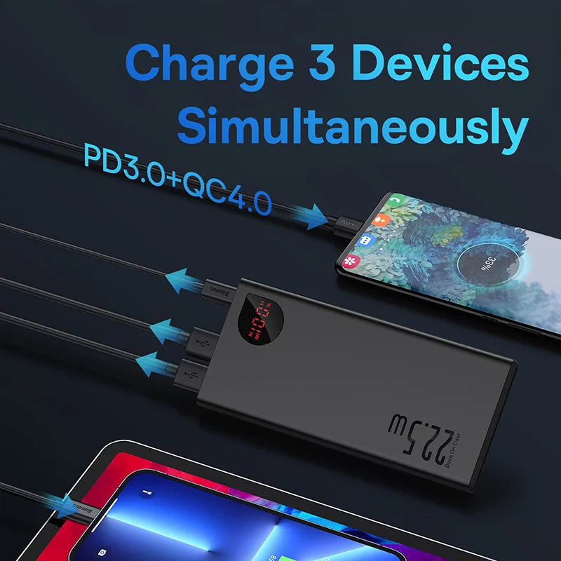 Fast charging 10000Mah Power Bank 