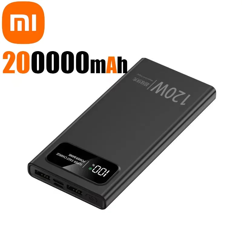 Fast Charging 120W Powerbank 200000Mah 