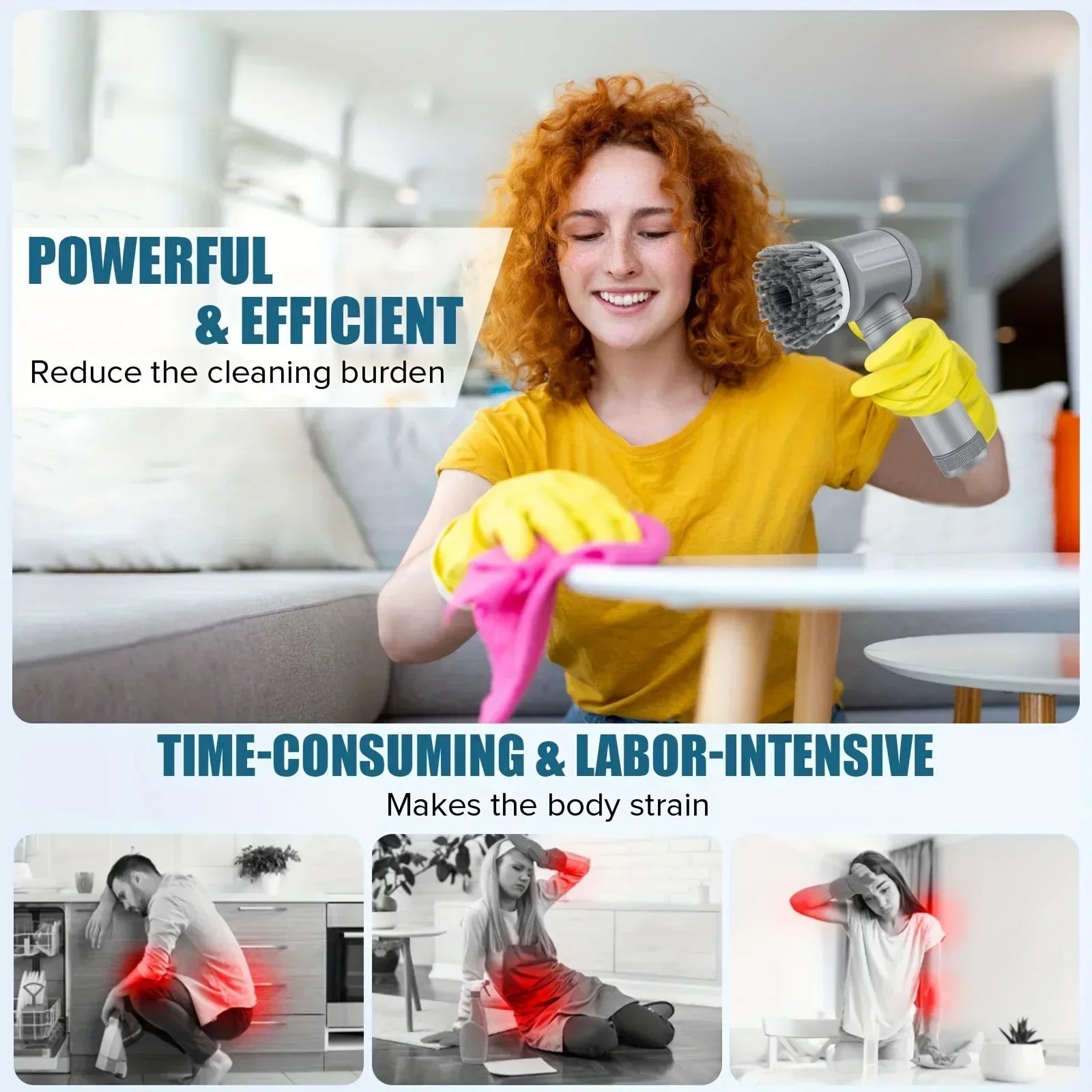 5-in-1 Cordless Electric Cleaning Brush