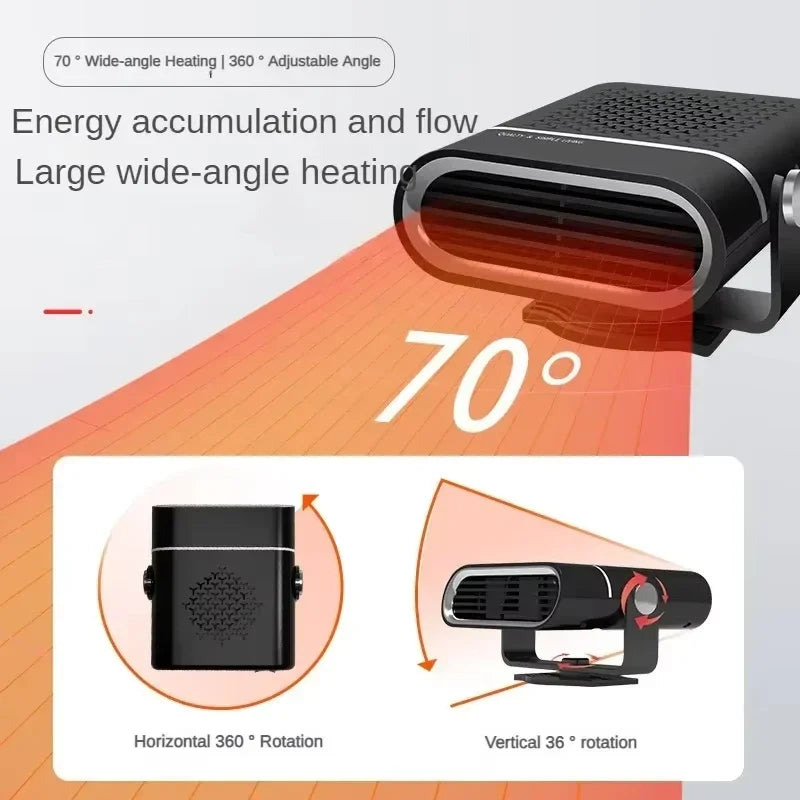 Portable 24V Car Windshield Heater