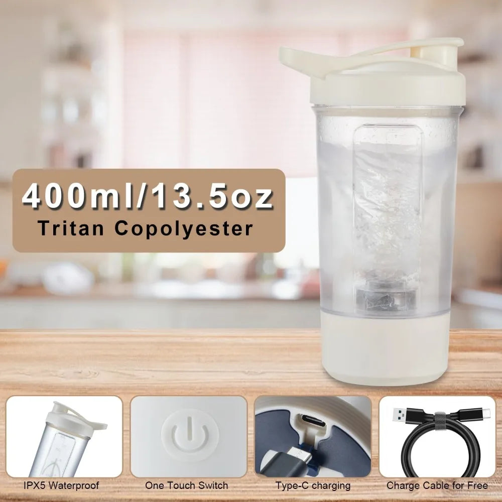 Electric Self-Stirring Protein Shake Bottle 
