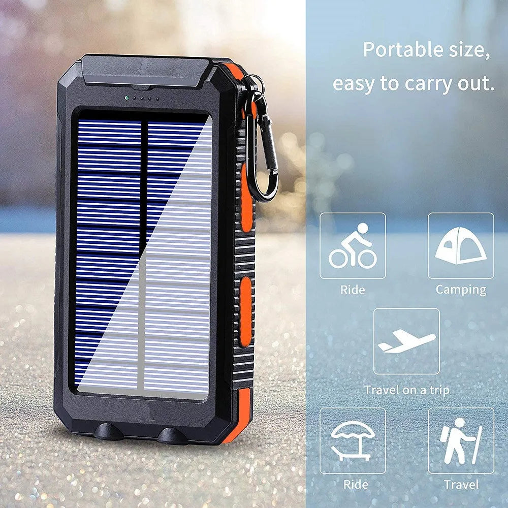 Portable Smart Solar Power Bank 