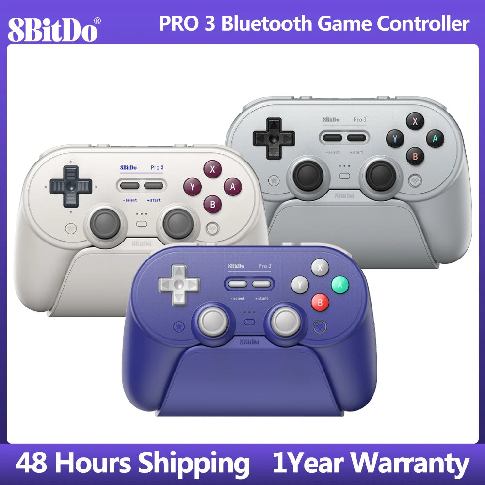 Retro﻿ 8Bitdo Pro-3 Bluetooth Game-Controller 