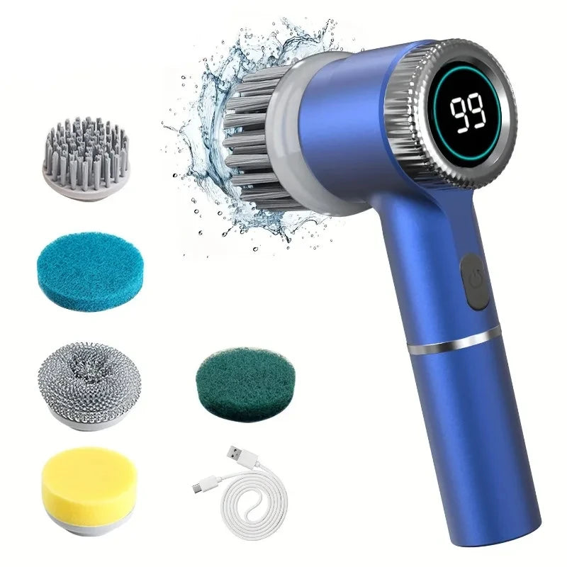 Advanced Three-Speed Electric Spin Scrubber 