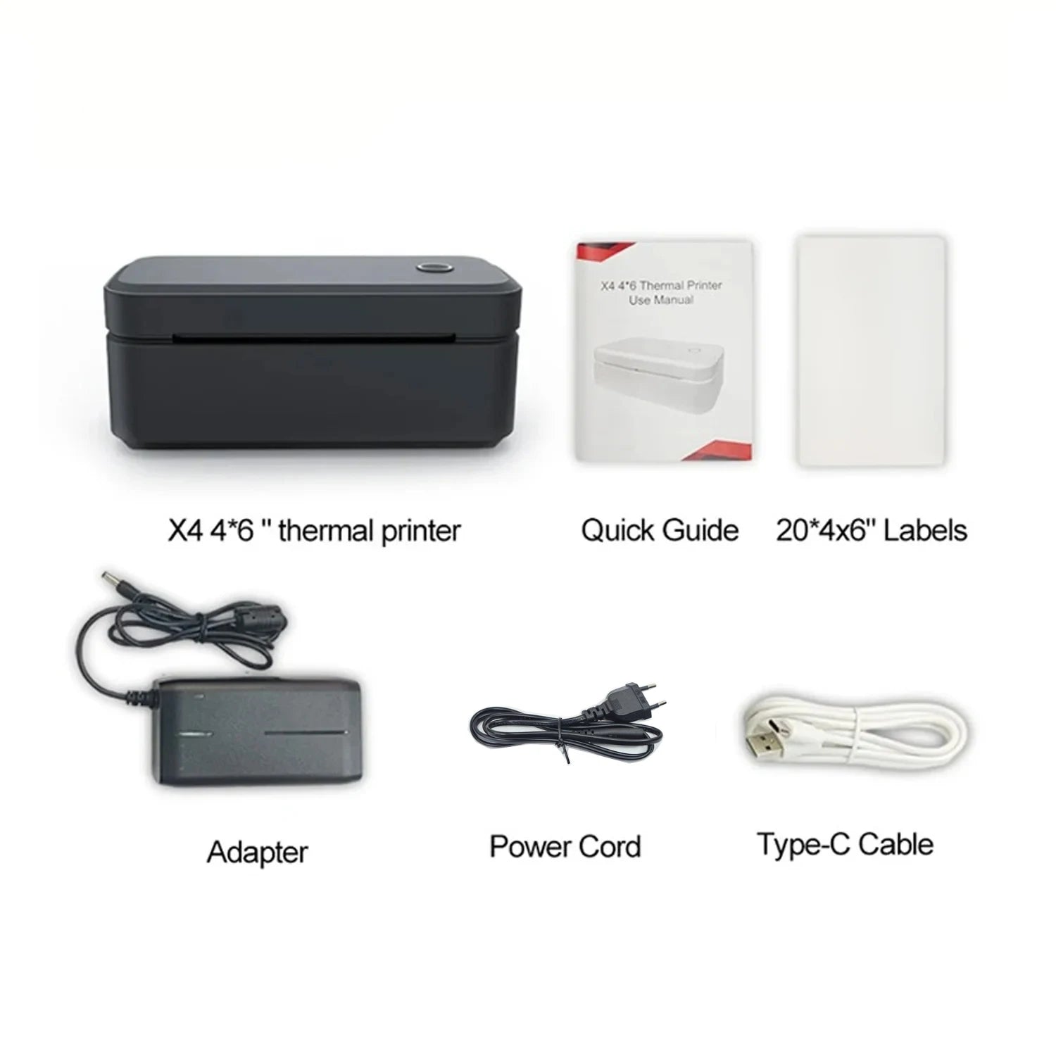 Portable X4 Thermal Label Printer