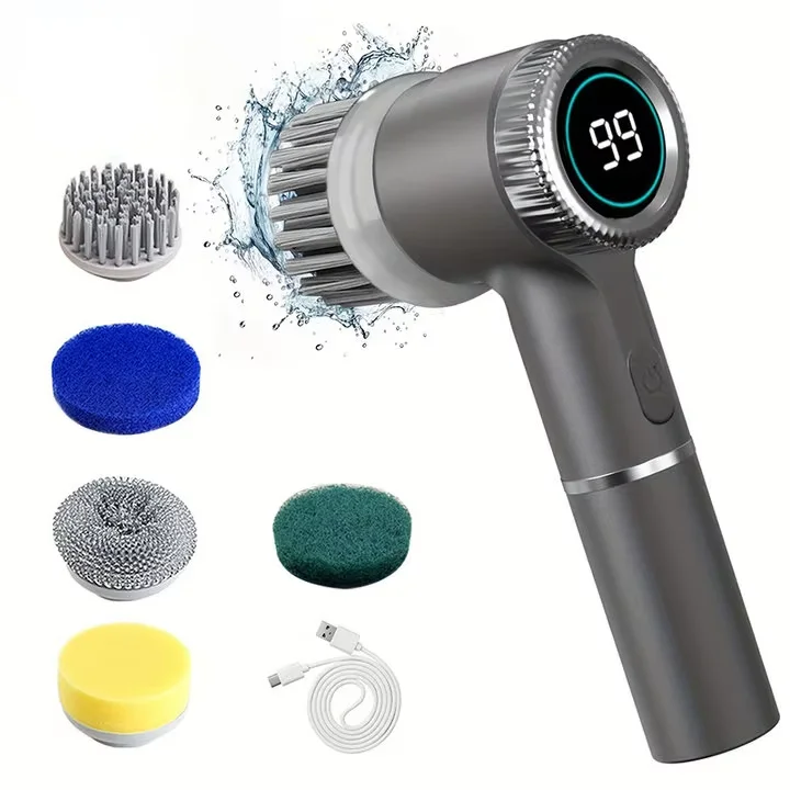 Advanced Three-Speed Electric Spin Scrubber