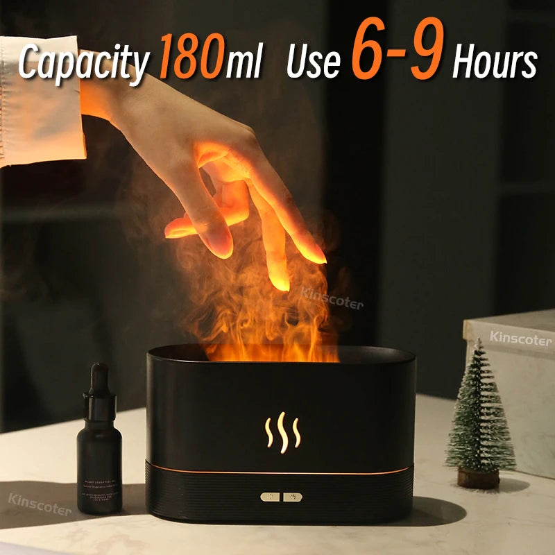 Aroma Diffuser Flame Air Humidifier