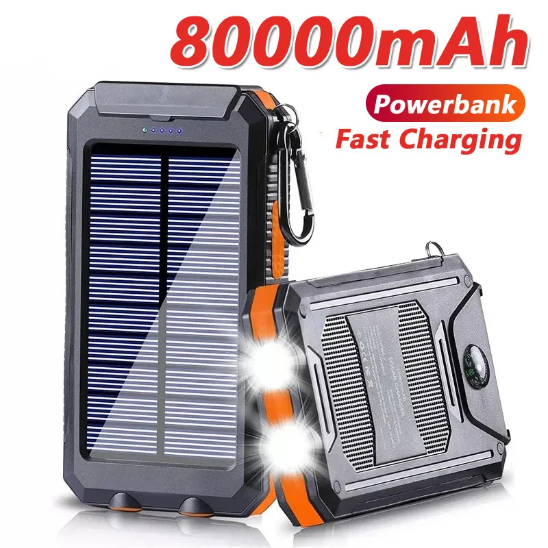 Portable Smart Solar Power Bank 