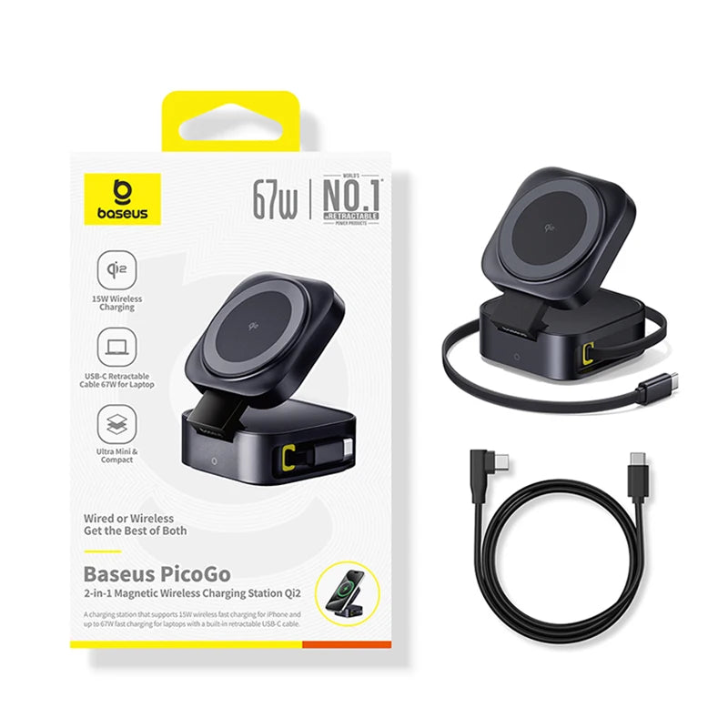 Qi2 Magnetic 15W Wireless Charger 