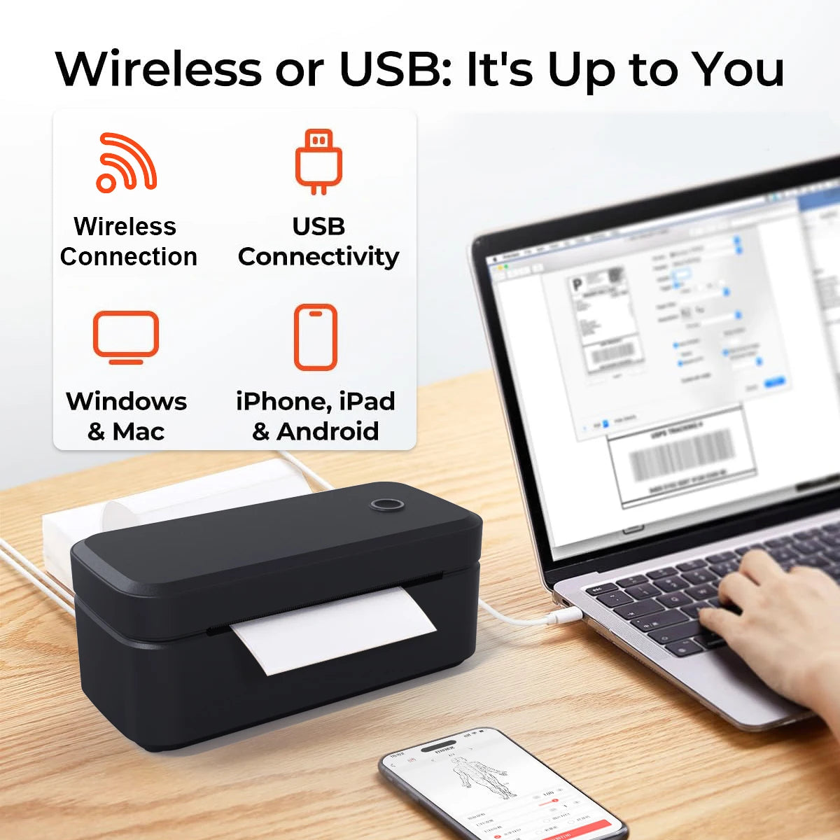 Portable X4 Thermal Label Printer