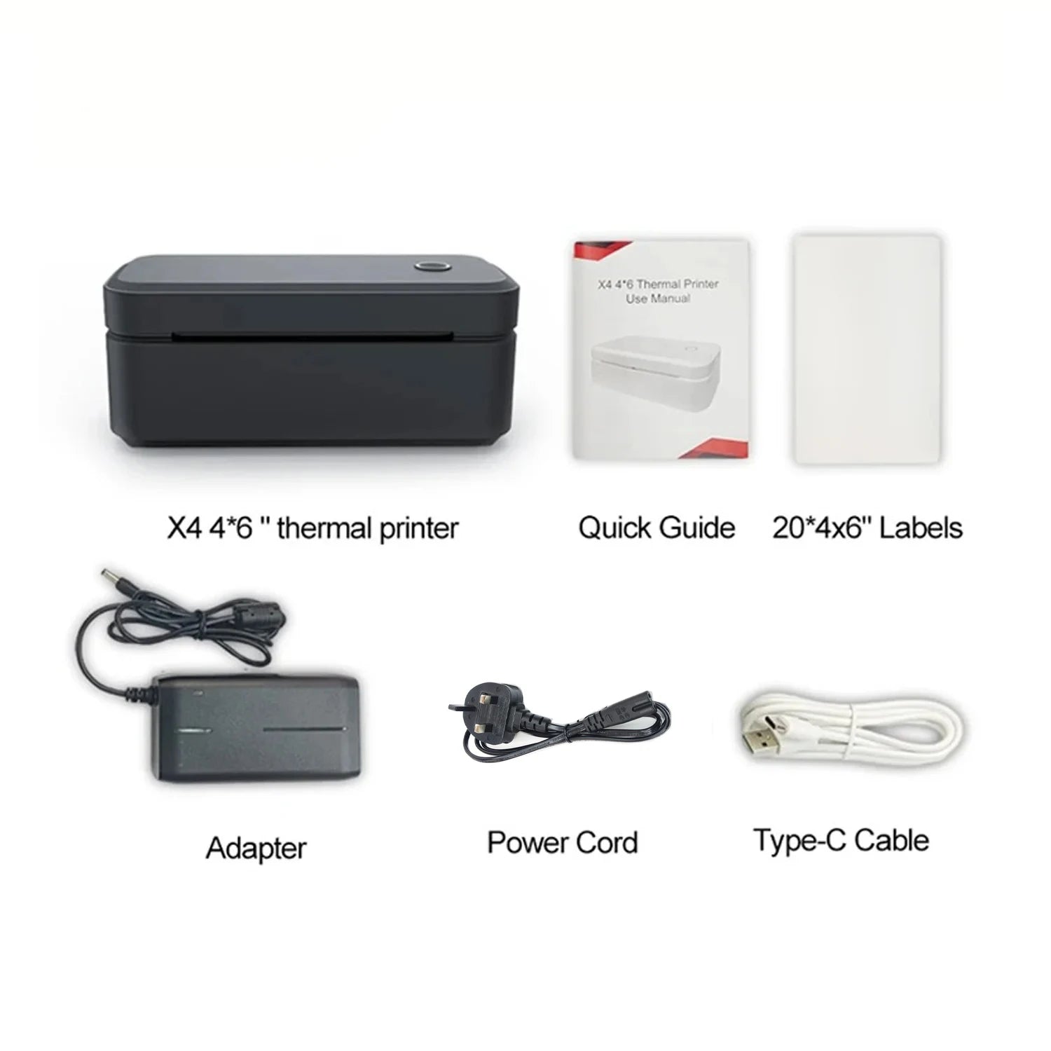Portable X4 Thermal Label Printer