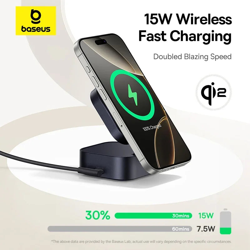 Qi2 Magnetic 15W Wireless Charger 