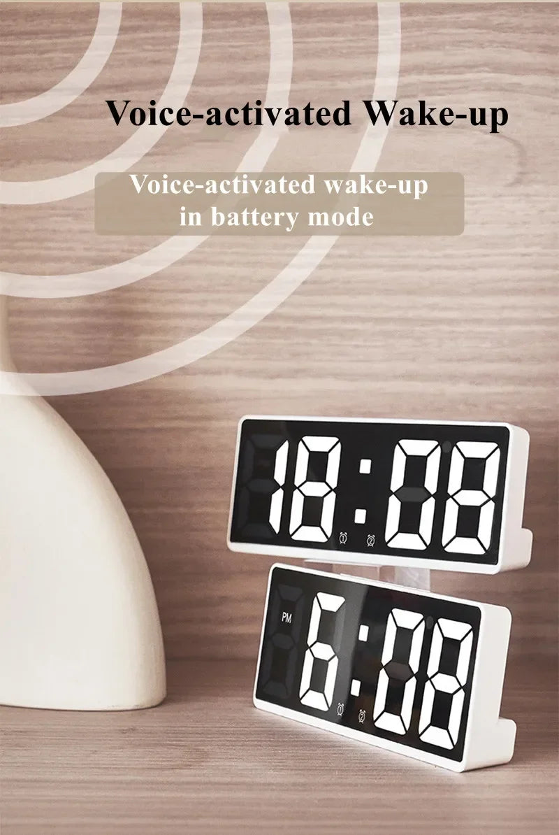 Smart LED Alarm Clock Digital
