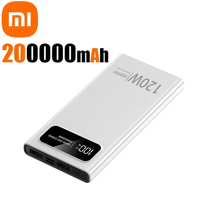 Fast Charging 120W Powerbank 200000Mah 