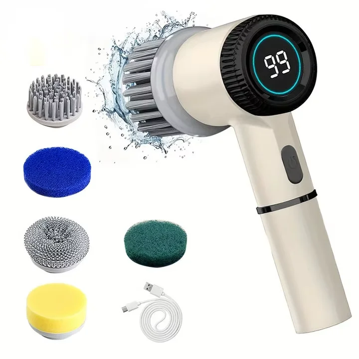 Advanced Three-Speed Electric Spin Scrubber