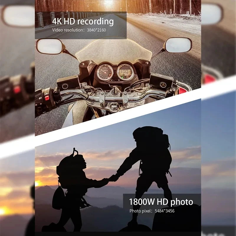 4K Quality Sports Camera Glasses 