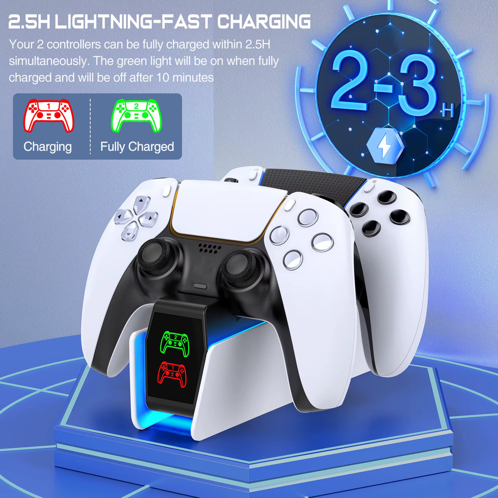 RGB PS5 Controller Charging Station 