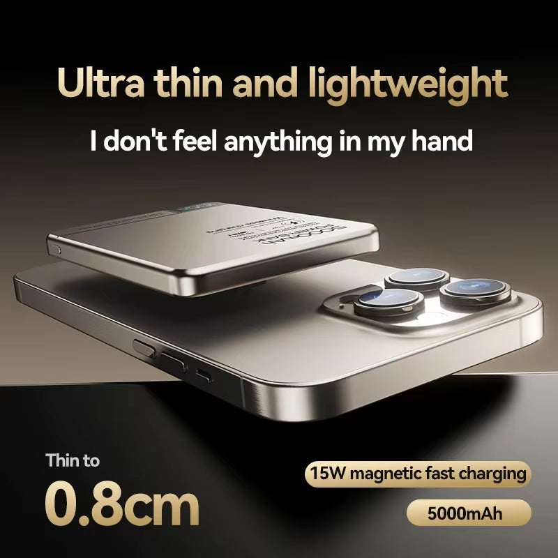 Fast-Charging Wireless Magnetic Power Bank