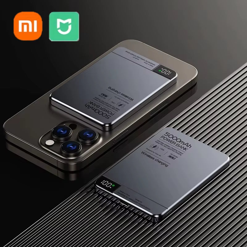 Fast-Charging Wireless Magnetic Power Bank
